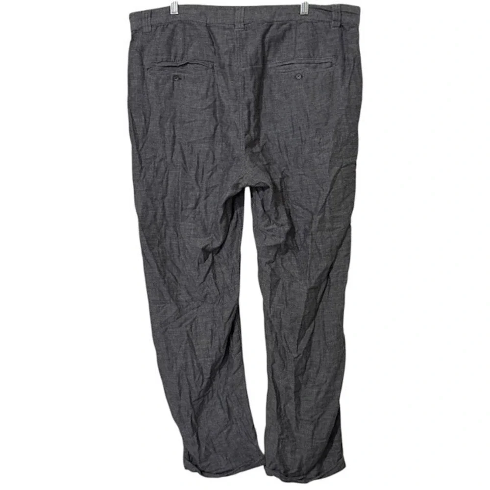 Carbon 2 Cobalt‎ Heather Blue Lightweight Flannel Cotton Chino Pants Mens 40